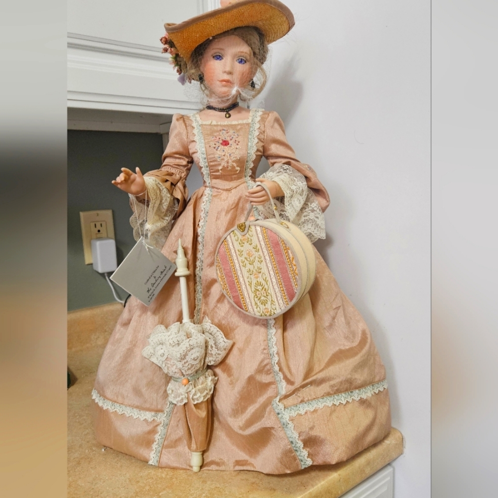 Danbury Mint Victorian Style Porcelain Bess Doll